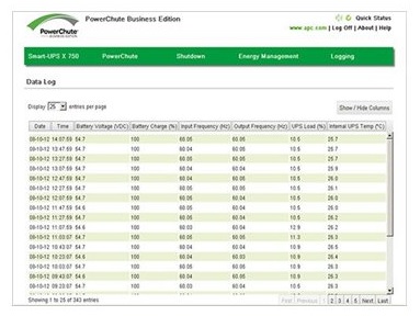 powerchute business edition v10.05  for apc ups